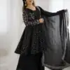 ZSR 3134 Black Crunchy Silk Salwar Suit Perfect for Wedding, Party, Sangeet, Anniversary, Housewarming Introductory Price ₹2399. Delivery 4-6 | Jump Suits, Casual Suits, Creative suits, Designer Suits, Palazzo Suits, Party Wear Suits, Patiala Suits, Salwar suit, Straight Suits