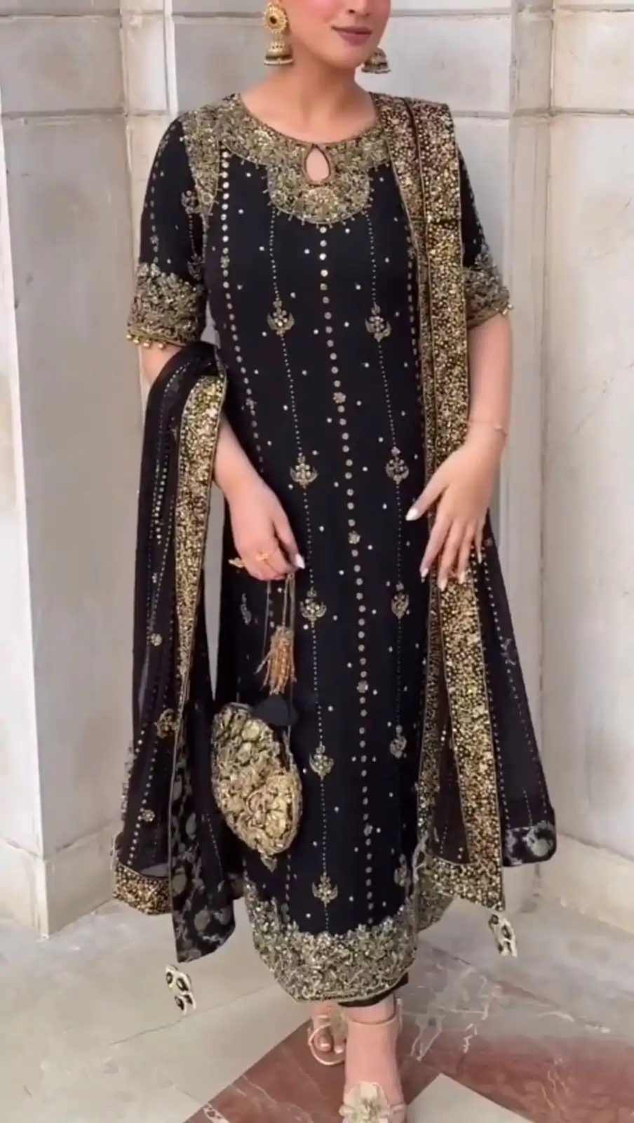RTC 5923 Black Color Faux Georgette With Sequence Lace Work Salwar Suit Get it for ₹2049. Delivery 4-6 Working Days. Shop now. | Jump Suits, Tops & Bottoms, Track Suits, Trendy Wear, Casual Suits, Creative suits, Designer Suits, Palazzo Suits, Party Wear Suits, Patiala Suits, Salwar suit, Straight Suits
