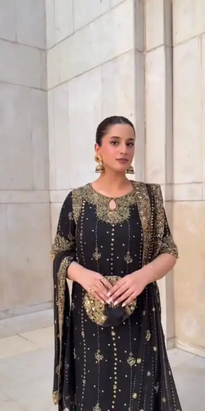 RTC 5923 Black Color Faux Georgette With Sequence Lace Work Salwar Suit Get it for ₹2049. Delivery 4-6 Working Days. Shop now. | Jump Suits, Tops & Bottoms, Track Suits, Trendy Wear, Casual Suits, Creative suits, Designer Suits, Palazzo Suits, Party Wear Suits, Patiala Suits, Salwar suit, Straight Suits