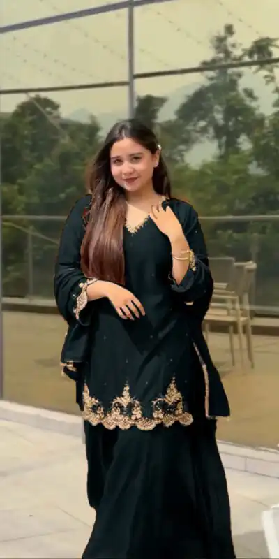 RTC 5852 Black Color Chinon Silk Thread Sequence Work Salwar Suit Casual, Wedding, Festive, Events . Expected Delivery  4-6 Working Days @2099/- only      | Jump Suits, Casual Suits, Creative suits, Designer Suits, Palazzo Suits, Party Wear Suits, Patiala Suits, Salwar suit, Straight Suits