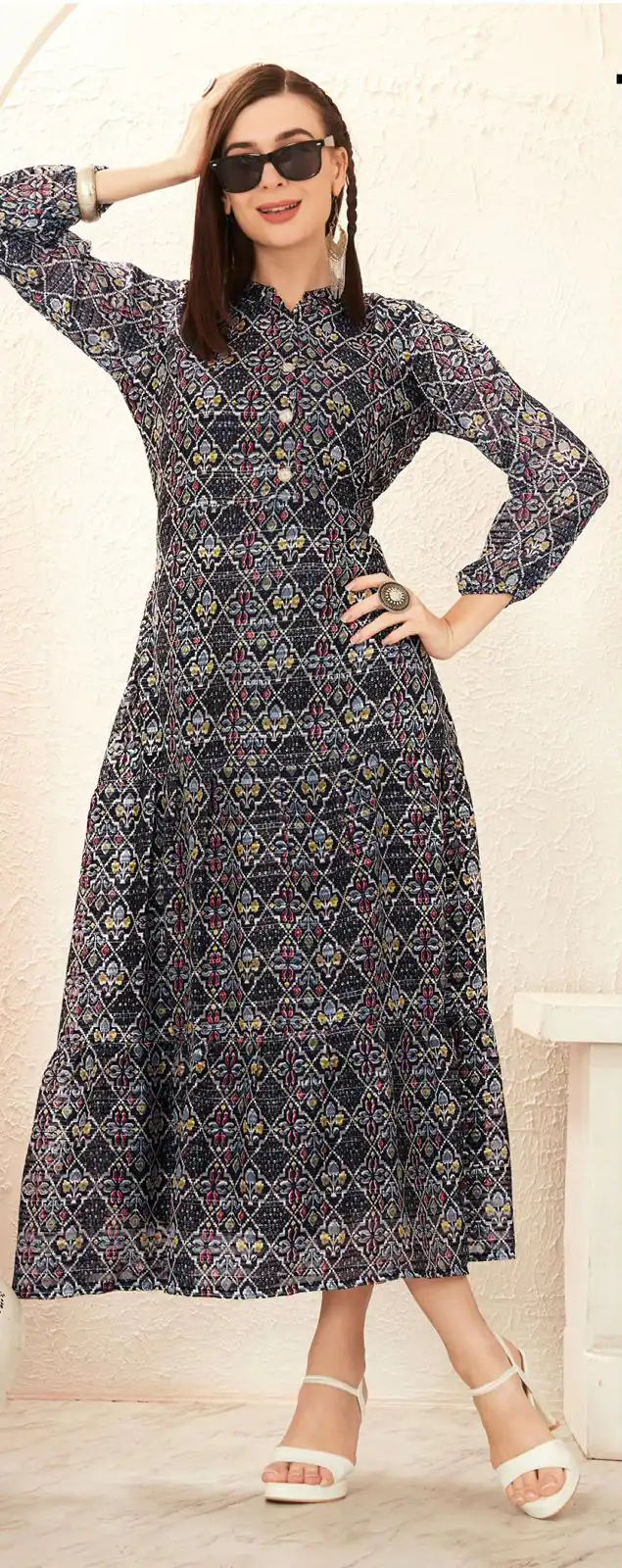 INLI BLOSSOM 2.0 Black Georgette print Gown Perfect for Wedding, Party, Ganesh Chaturthi, Bridal Wear, Durga Puja – . Get it for ₹1499. Delivery 4-6 Days | Bollywood Gowns, Creative Gowns, Designer Gowns, Embroidered Gowns, Gowns, Party Wear Gowns