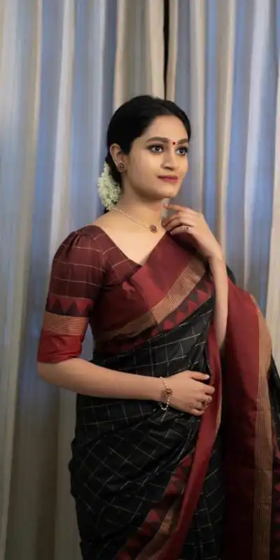 KP 5077 Black Soft Lichi Silk Designer Work Saree in .Wedding, Party, Festive, Events, Available at ₹1449 only. Delivery 4-6 Working Days. Shop now. | Bollywood Sarees, Creative Sarees, Designer Sarees, Embroidered Sarees, Ethnic Saree, Modern Digital sarees, Party Wear Sarees, Sarees