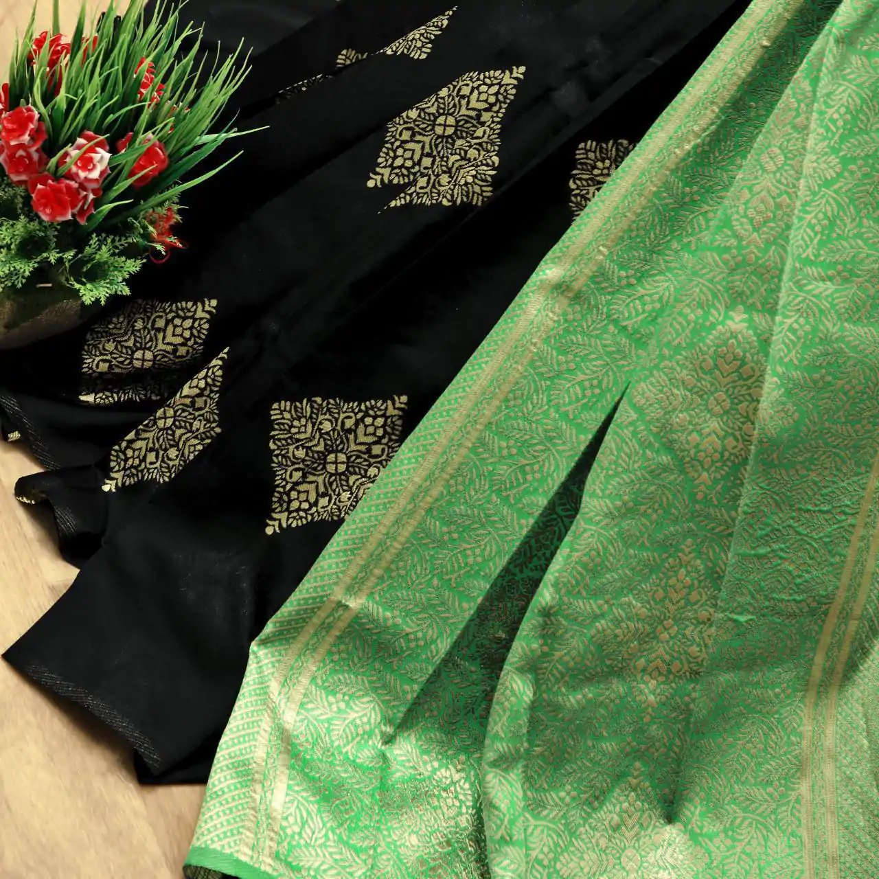 KP 1066 Black Soft Lichi Silk with Lace Border & Lace Work Saree . Special Price ₹1299. Delivery 4-6 Working Days. Shop now. | Bollywood Sarees, Creative Sarees, Designer Sarees, Embroidered Sarees, Ethnic Saree, Modern Digital sarees, Party Wear Sarees, Sarees