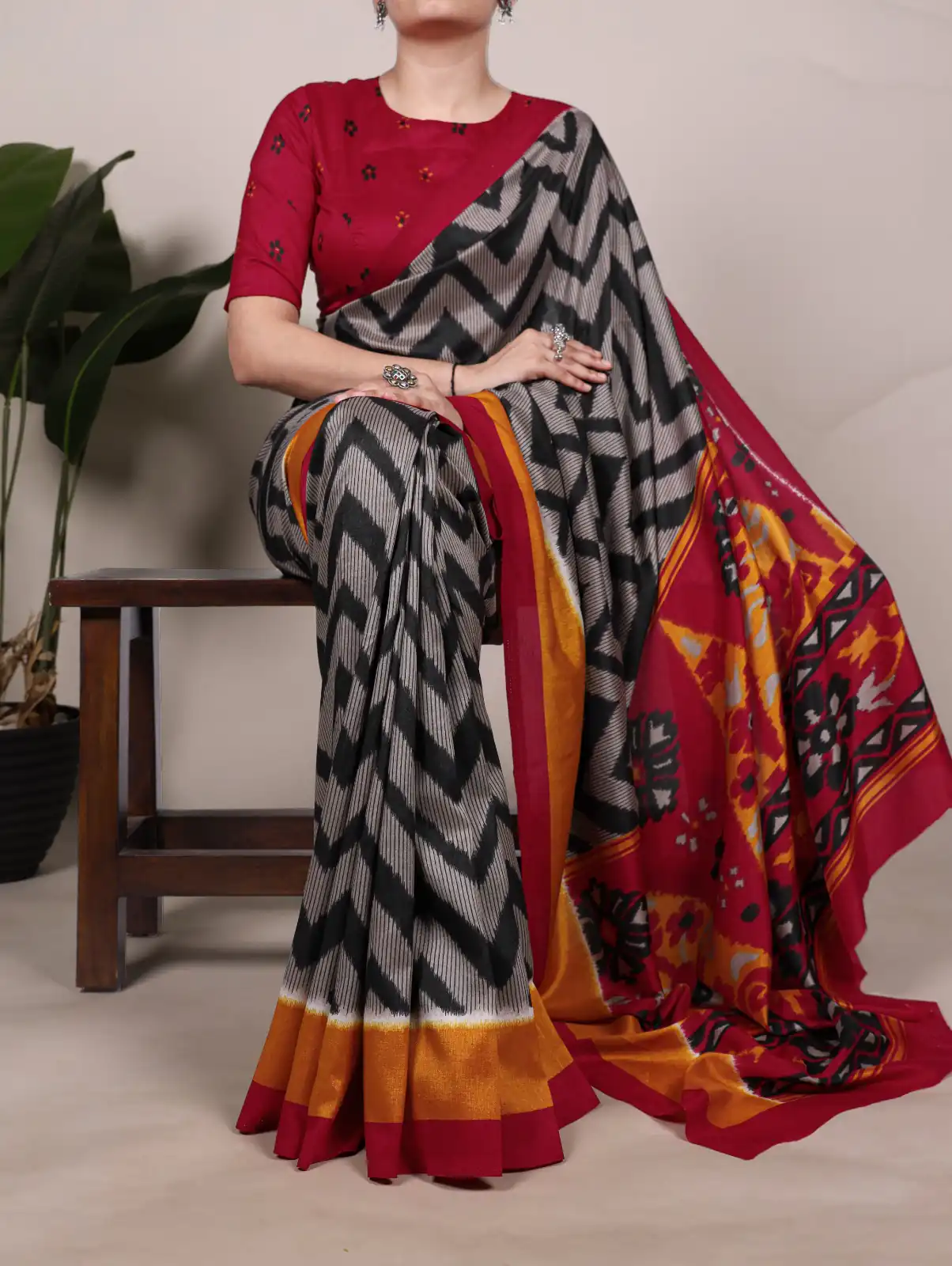 YNF 7043 Black Color Tasar Silk Printed With Designer Work Saree. Festive Deal ₹1549. Delivery 4-6 Working Days. Shop now. | Bollywood Sarees, Creative Sarees, Designer Sarees, Embroidered Sarees, Ethnic Saree, Modern Digital sarees, Party Wear Sarees, Sarees
