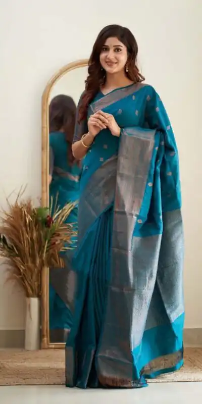 KP 5088 Blue Soft Lichi Silk Cloth Saree With Lace Border & Lace Work. Best Price ₹1349. Delivery 4-6 Working Days. Shop now. | Bollywood Sarees, Creative Sarees, Designer Sarees, Embroidered Sarees, Ethnic Saree, Modern Digital sarees, Party Wear Sarees, Sarees