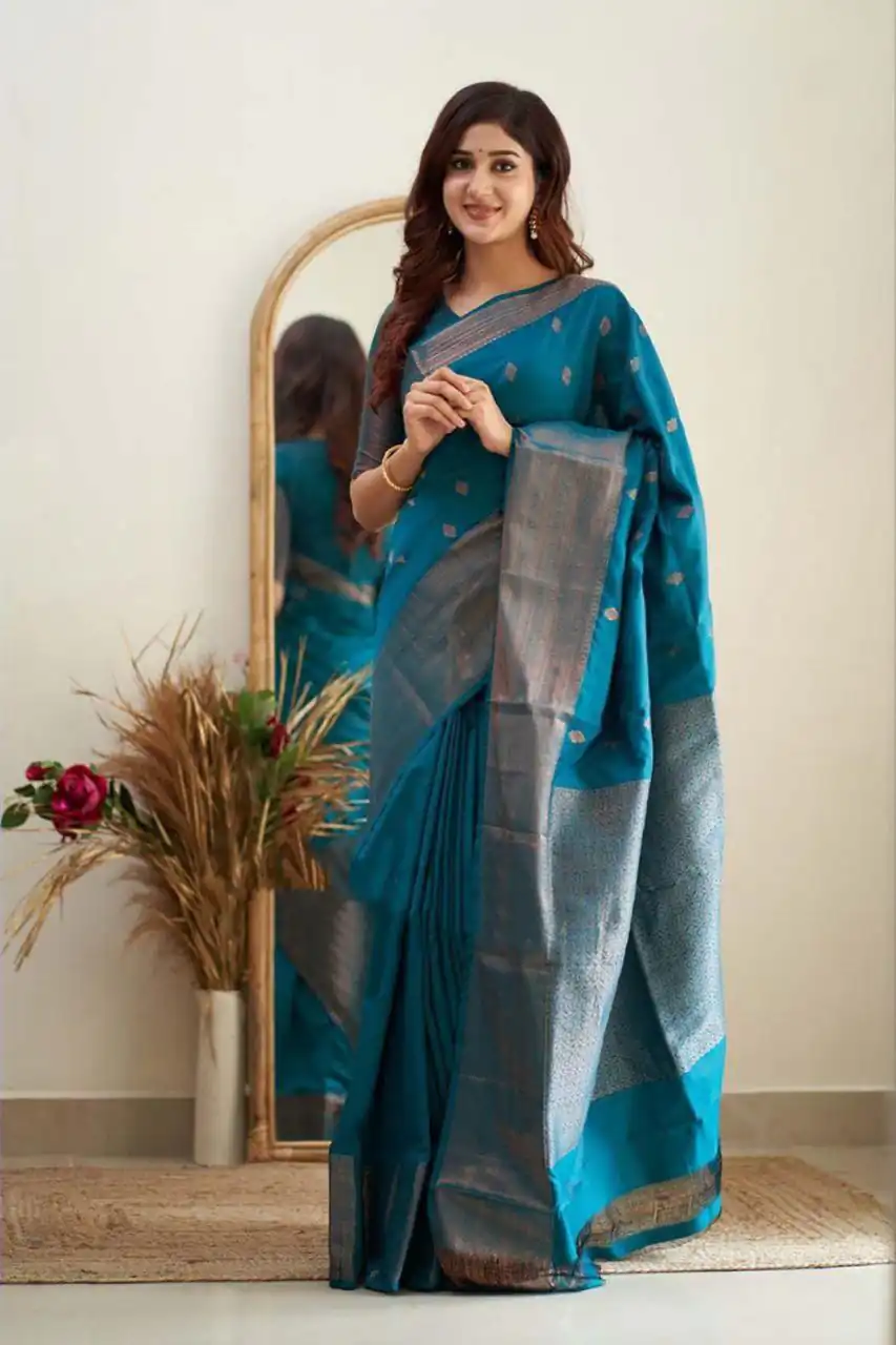 KP 5088 Blue Soft Lichi Silk Cloth Saree With Lace Border & Lace Work. Best Price ₹1349. Delivery 4-6 Working Days. Shop now. | Bollywood Sarees, Creative Sarees, Designer Sarees, Embroidered Sarees, Ethnic Saree, Modern Digital sarees, Party Wear Sarees, Sarees