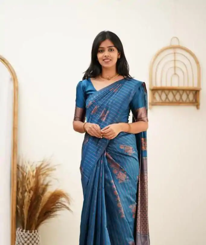 KP 5011 Blue in Collor Soft Lichi Silk Lace Work & Lace Border Saree . Get it for ₹1299. Delivery 4-6 Working Days. Shop now. | Bollywood Sarees, Creative Sarees, Designer Sarees, Embroidered Sarees, Ethnic Saree, Modern Digital sarees, Party Wear Sarees, Sarees