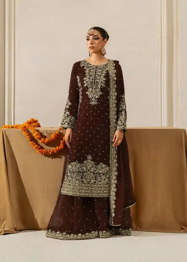 RTC 5901 Brown Faux Georgette Salwar Suit Perfect for Wedding, Party, Raksha Bandhan, Eid, Pooja –. Introductory Price ₹2449. Delivery 4-6 Working Days. | Jump Suits, Casual Suits, Creative suits, Designer Suits, Palazzo Suits, Party Wear Suits, Patiala Suits, Salwar suit, Straight Suits