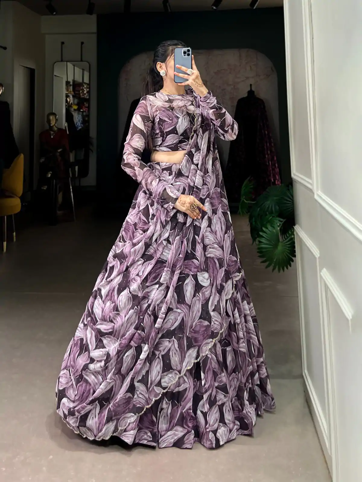 LNB 1027 Coffee Color Tabby Silk Lehenga Choli with Designer Work. Exclusive Offer ₹1999. Delivery 4-6 Working Days. Shop now. | Bollywood Lehenga, Creative Lehenga, Designer Lehenga, Embroidered Lehenga, Lehenga, Party Wear Lehenga