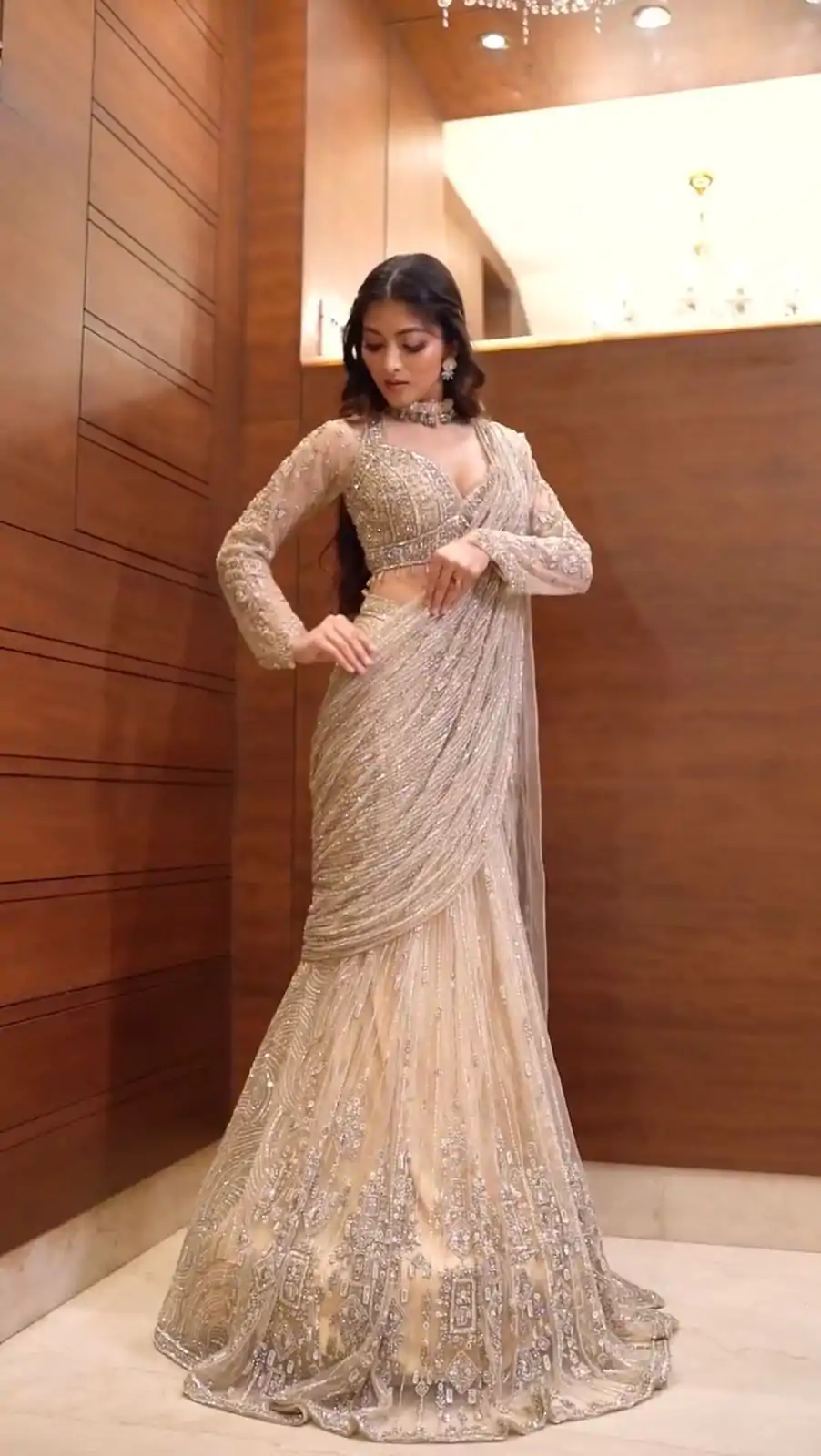 LG 1956 Cream Butterfly Net Saree Perfect for Wedding, Party, Festival Celebrations, Holi, Baisakhi . Special Price ₹2499. Delivery 4-6 Working Days | Bollywood Sarees, Creative Sarees, Designer Sarees, Embroidered Sarees, Ethnic Saree, Modern Digital sarees, Party Wear Sarees, Sarees