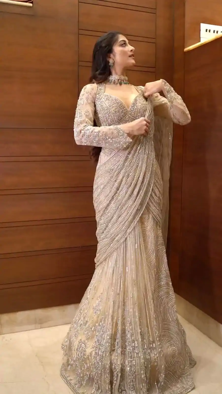 LG 1956 Cream Butterfly Net Saree Perfect for Wedding, Party, Festival Celebrations, Holi, Baisakhi . Special Price ₹2499. Delivery 4-6 Working Days | Bollywood Sarees, Creative Sarees, Designer Sarees, Embroidered Sarees, Ethnic Saree, Modern Digital sarees, Party Wear Sarees, Sarees