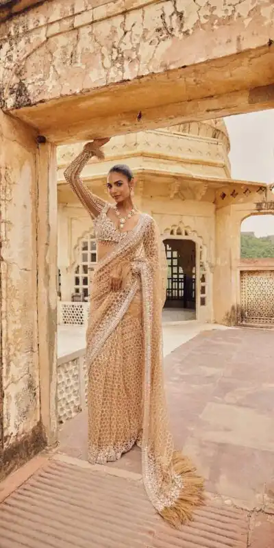 DF 3466 Cream Butterfly Net With Embroidery Work & Sequins Work Saree . Introductory Price ₹1799. Delivery 4-6 Working Days. Shop now. | Bollywood Sarees, Creative Sarees, Designer Sarees, Embroidered Sarees, Ethnic Saree, Modern Digital sarees, Party Wear Sarees, Sarees
