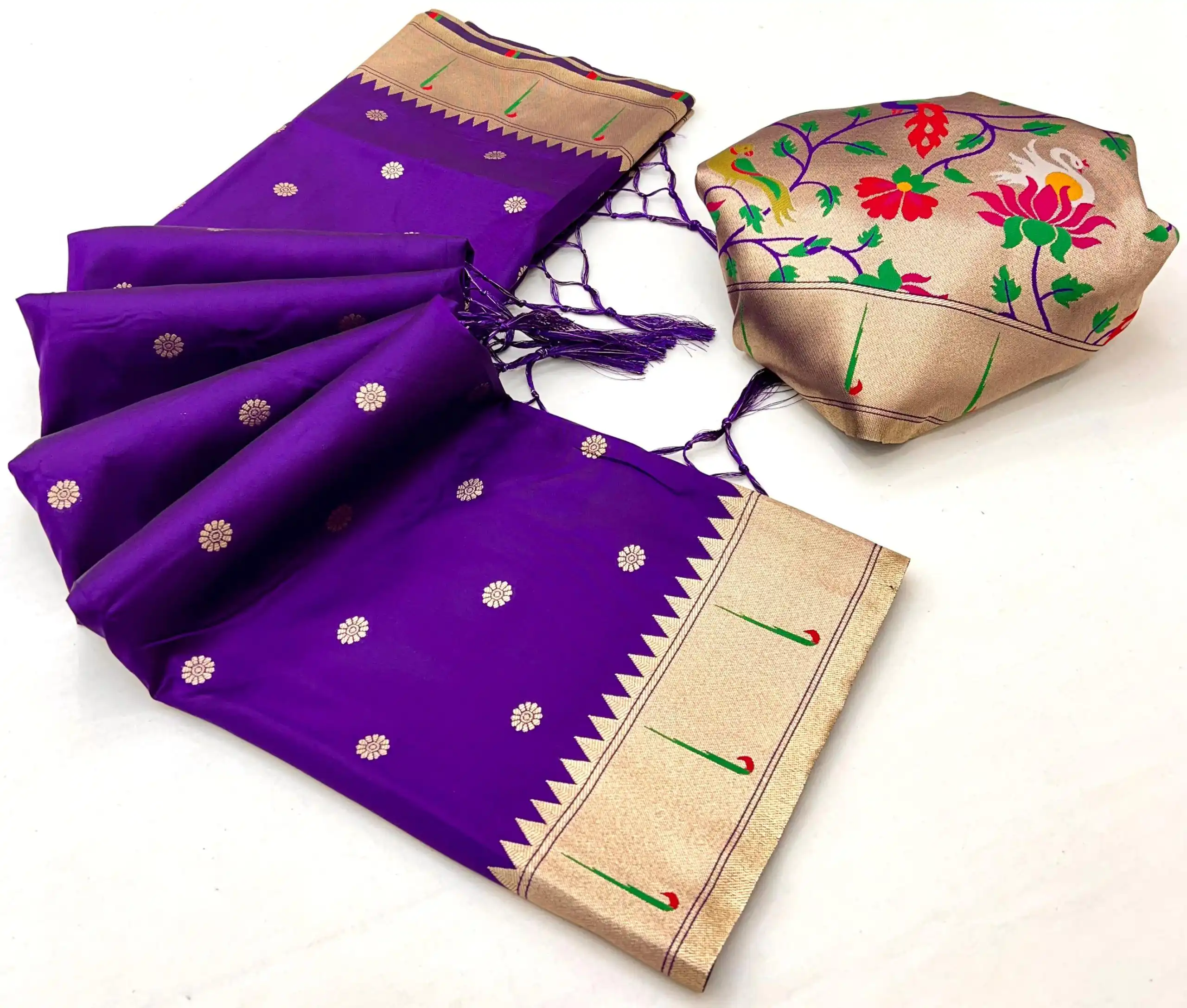 MB 150 Dark Purple A Pethani silk Saree Perfect for Wedding, Party, Baisakhi, Reception, Traditional Day – . Affordable Price ₹2549. Delivery 4-6 Working | Bollywood Sarees, Creative Sarees, Designer Sarees, Embroidered Sarees, Ethnic Saree, Modern Digital sarees, Party Wear Sarees, Sarees