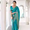 YNF 7902 Firozi Color Chinon Printed With Zari Weaving Work Saree With Zari Work. Best Price ₹1549. Delivery 4-6 Working Days. Shop now. | Bollywood Sarees, Creative Sarees, Designer Sarees, Embroidered Sarees, Ethnic Saree, Modern Digital sarees, Party Wear Sarees, Sarees