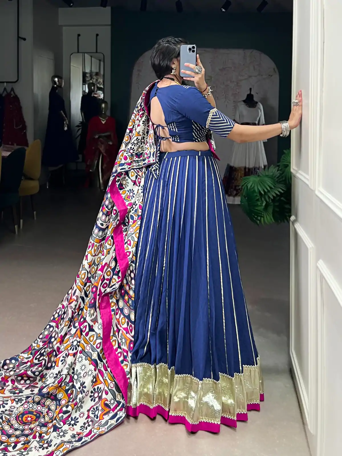 LNB 1658 Firozi Pure Chanderi with Zari Work & Gotta Patti Work Lehenga Choli . Introductory Price ₹3199. Delivery 4-6 Working Days. Shop now. | Bollywood Lehenga, Creative Lehenga, Designer Lehenga, Embroidered Lehenga, Lehenga, Party Wear Lehenga