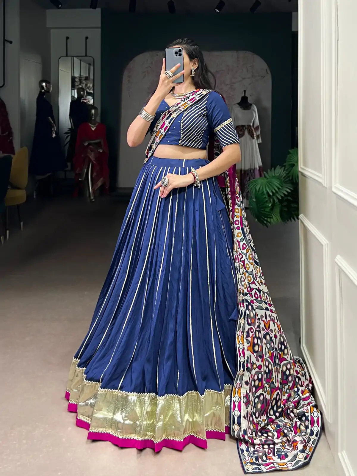 LNB 1658 Firozi Pure Chanderi with Zari Work & Gotta Patti Work Lehenga Choli . Introductory Price ₹3199. Delivery 4-6 Working Days. Shop now. | Bollywood Lehenga, Creative Lehenga, Designer Lehenga, Embroidered Lehenga, Lehenga, Party Wear Lehenga