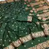 MB 171 Green Banarasi Silk Saree Perfect for Wedding, Party, Holi, Pongal, Pooja –. Festive Deal ₹1849. Delivery 4-6 Working Days. Shop now. | Bollywood Sarees, Creative Sarees, Designer Sarees, Embroidered Sarees, Ethnic Saree, Modern Digital sarees, Party Wear Sarees, Sarees