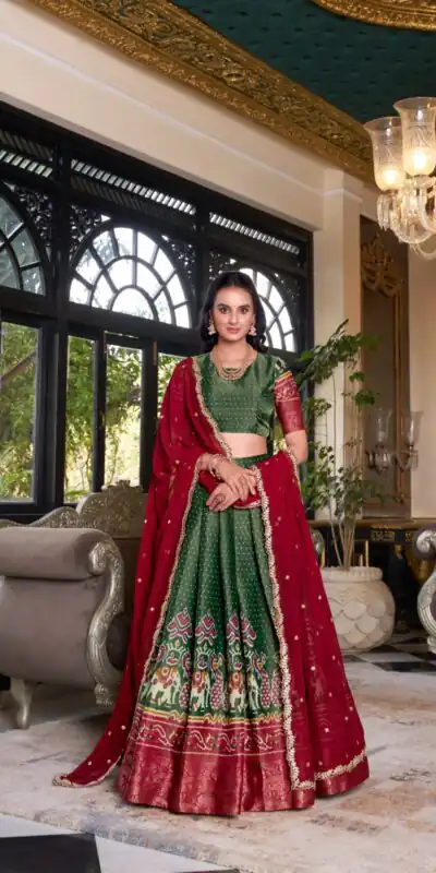 LNB 1240 Green Kanchipuram With Embroidery Work & Zari Work Lehenga Choli ₹2499 on Available. Delivery 4-6 Working Days. Shop now. | Bollywood Lehenga, Creative Lehenga, Designer Lehenga, Embroidered Lehenga, Lehenga, Party Wear Lehenga