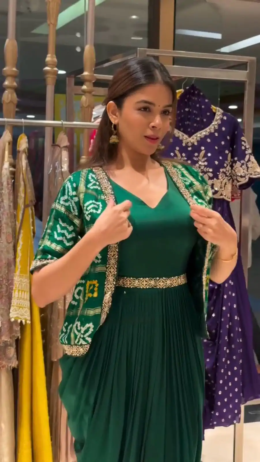 LG 2011 Green Printed Chinon Dhoti Suit Perfect for Wedding, Party, Family Gatherings, Lohri, Durga Puja . Get it for ₹1799. Delivery 4-6 Working Days | Designer Suits, Jump Suits, Casual Suits, Creative suits, Palazzo Suits, Party Wear Suits, Patiala Suits, Salwar suit, Straight Suits