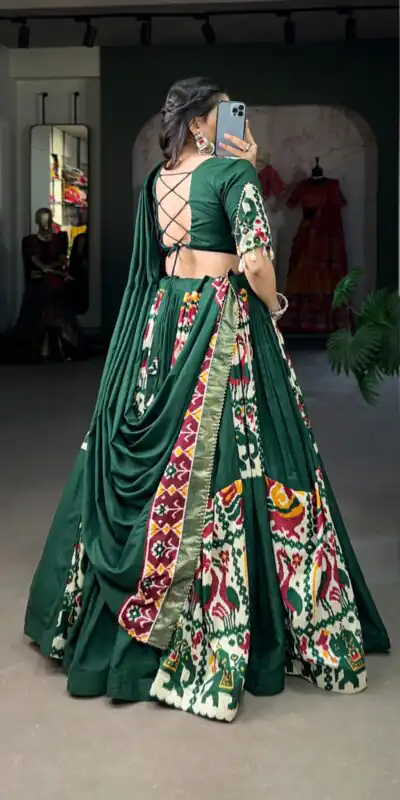 LNB 1611 Green Color Rayon With Printed Silk Plain With Printed Lehenga Choli Wedding, Party, Festive, Events Etc. Delivery 4-6 Working Days Rs 3099 | Embroidered Lehenga, Bollywood Lehenga, Creative Lehenga, Designer Lehenga, Lehenga, Party Wear Lehenga