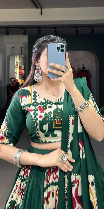 LNB 1611 Green Color Rayon With Printed Silk Plain With Printed Lehenga Choli Wedding, Party, Festive, Events Etc. Delivery 4-6 Working Days Rs 3099 | Embroidered Lehenga, Bollywood Lehenga, Creative Lehenga, Designer Lehenga, Lehenga, Party Wear Lehenga