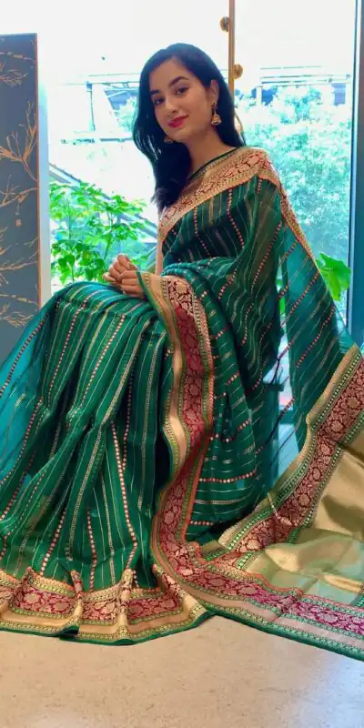 KP 6021 Green Soft Lichi Silk Cloth. With Lace Work & Lace Border Saree . Grab it for ₹1449. Delivery 4-6 Working Days. Shop now. | Bollywood Sarees, Creative Sarees, Designer Sarees, Embroidered Sarees, Ethnic Saree, Modern Digital sarees, Party Wear Sarees, Sarees