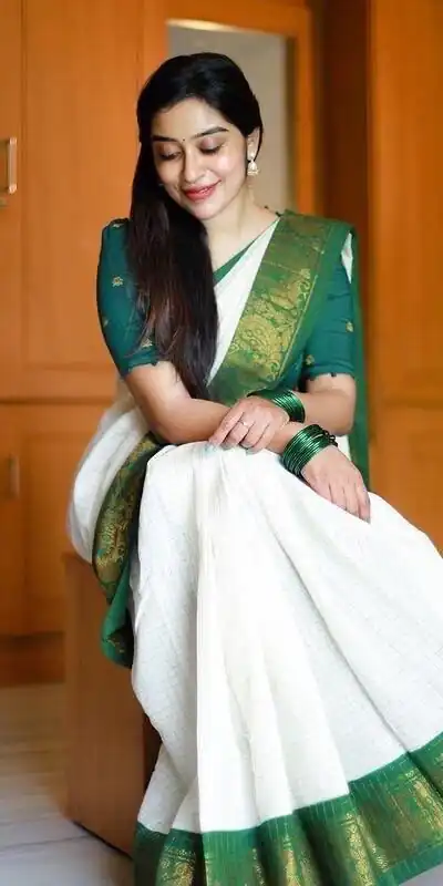 KP 3025 Green Soft Lichi Silk Saree Perfect for Wedding, Party, Baby Shower, Onam, Durga Puja . Available at ₹1449 only. Delivery 4-6 Working Days. | Bollywood Sarees, Creative Sarees, Designer Sarees, Embroidered Sarees, Ethnic Saree, Modern Digital sarees, Party Wear Sarees, Sarees