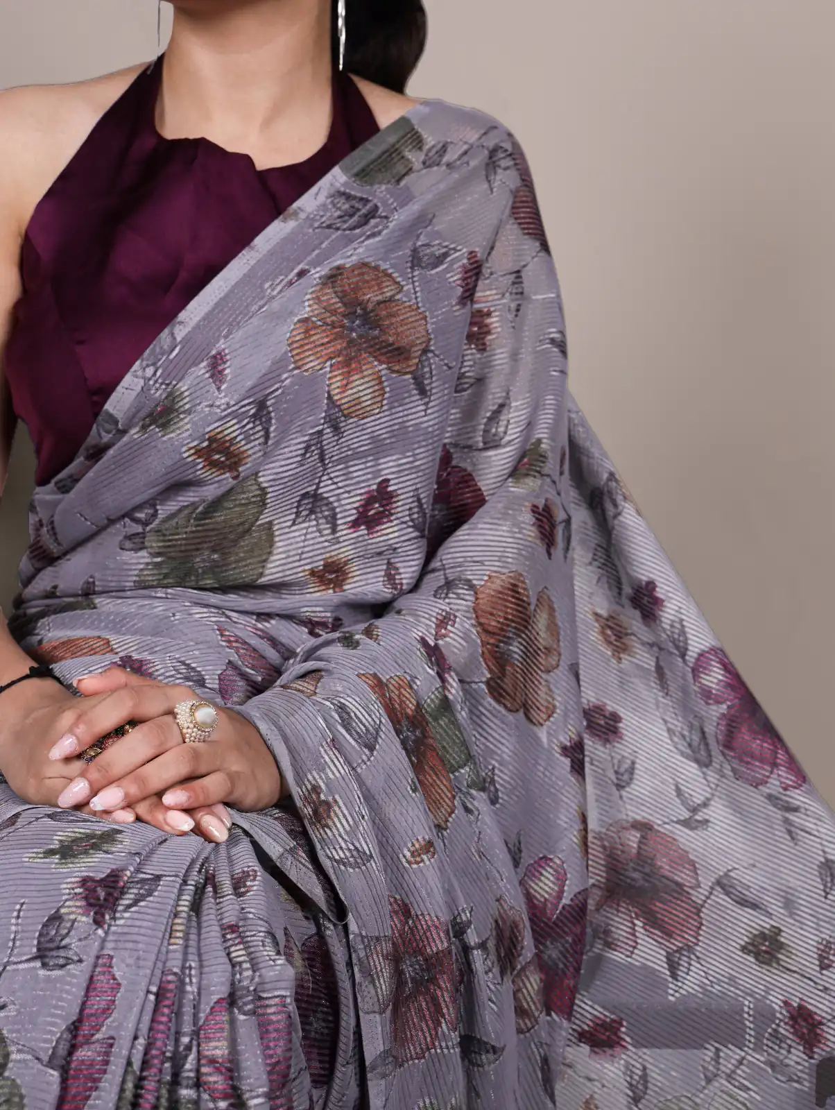YNF 7051 Grey in Lurex Brasso Designer Work Saree . Wedding, Party, Festive, Events, Special Price ₹1799. Delivery 4-6 Working Days. Shop now. | Bollywood Sarees, Creative Sarees, Designer Sarees, Embroidered Sarees, Ethnic Saree, Modern Digital sarees, Party Wear Sarees, Sarees