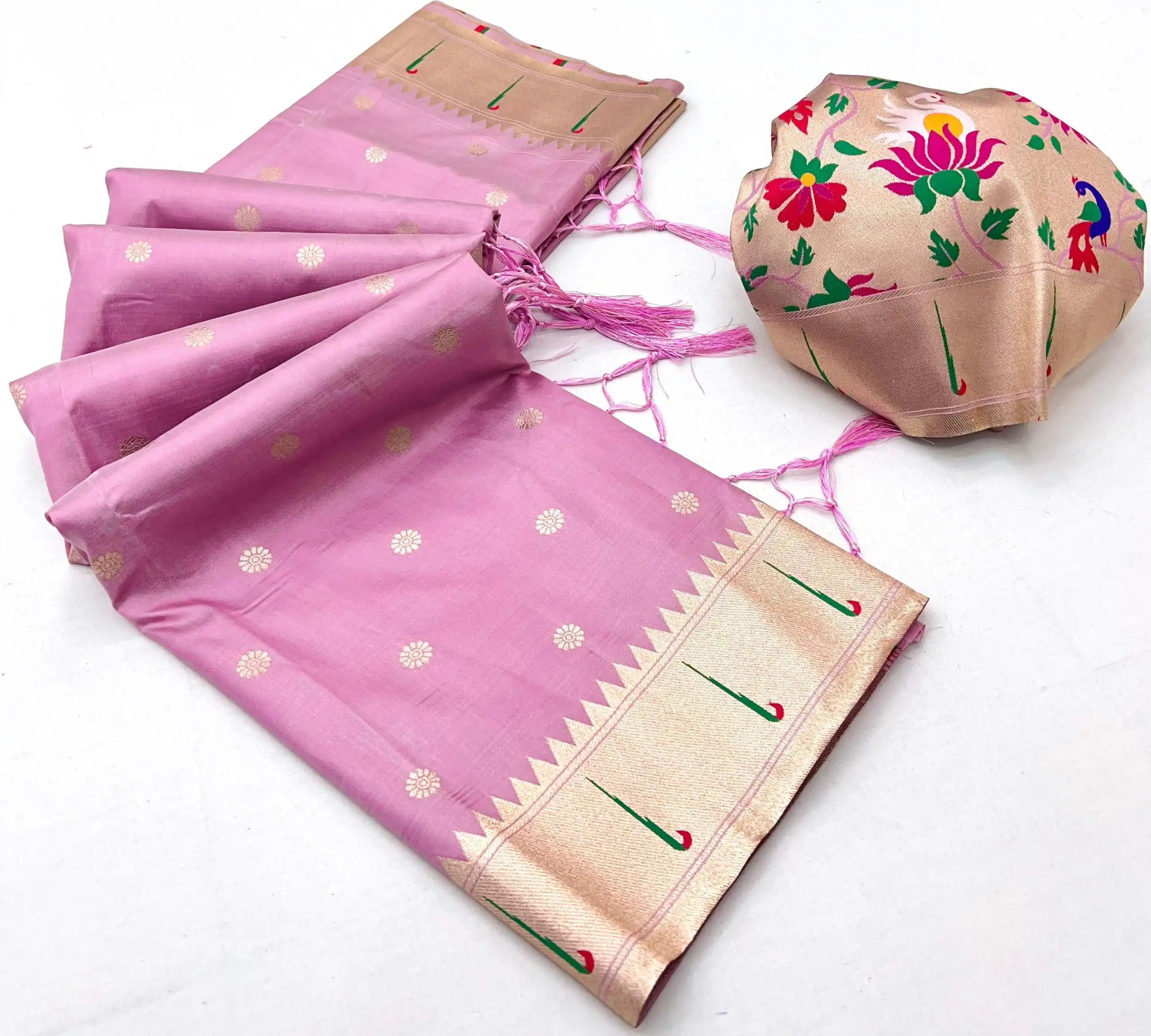 MB 150 Lavender A Pethani silk Saree Perfect for Wedding, Party, Baisakhi, Reception, Traditional Day – . Affordable Price ₹2549. Delivery 4-6 Working | Bollywood Sarees, Creative Sarees, Designer Sarees, Embroidered Sarees, Ethnic Saree, Modern Digital sarees, Party Wear Sarees, Sarees