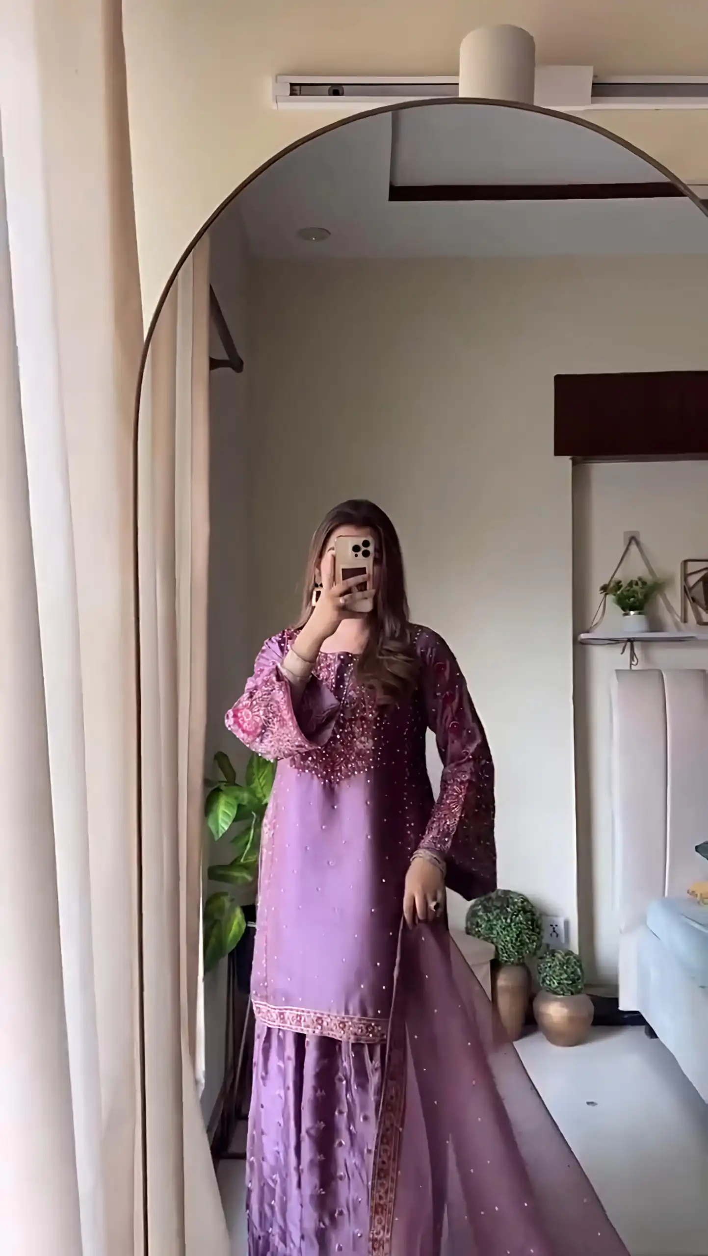 NSR 849 Lavender Chinnon Silk Salwar Suit Perfect for Wedding, Party, Baisakhi, Anniversary, Housewarming . Available at ₹1999 only. Delivery 4-6 | Designer Suits, Jump Suits, Casual Suits, Creative suits, Palazzo Suits, Party Wear Suits, Patiala Suits, Salwar suit, Straight Suits