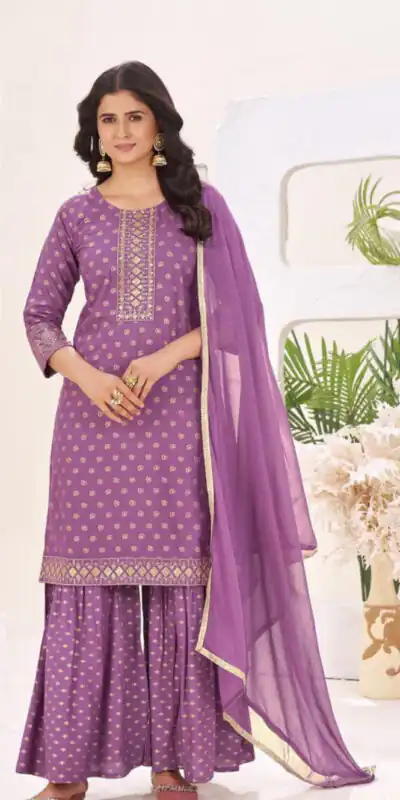 INLI Muskaan Lavender in Rayon Lace Work & Embroidery Work Salwar Suit. Festive Deal ₹1949. Delivery 4-6 Working Days. Shop now. | Designer Suits, Jump Suits, Casual Suits, Creative suits, Palazzo Suits, Party Wear Suits, Patiala Suits, Salwar suit, Straight Suits