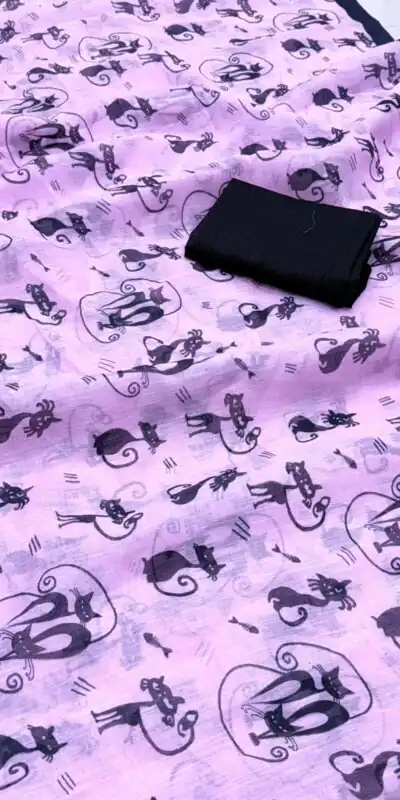 BT 432 Lavender Color Soft Cotton Digital Print Lace Work Saree . Special Price ₹1349. Delivery 4-6 Working Days. Shop now. | Bollywood Sarees, Creative Sarees, Designer Sarees, Embroidered Sarees, Ethnic Saree, Modern Digital sarees, Party Wear Sarees, Sarees