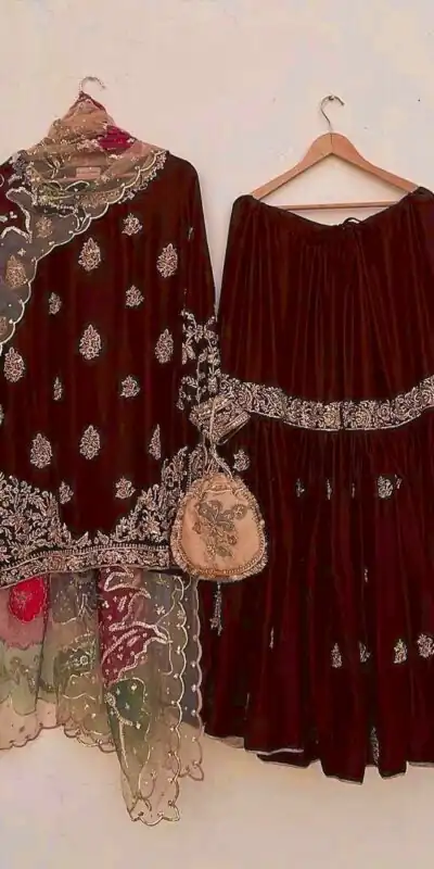  LG 1887 Maroon Color Chinnon Sequences Embroidery Work Salwar Suit Casual, Wedding, Party, Festive, Events Etc.4-6 Working Days@ 2399/-only | Jump Suits, Casual Suits, Creative suits, Designer Suits, Palazzo Suits, Party Wear Suits, Patiala Suits, Salwar suit, Straight Suits