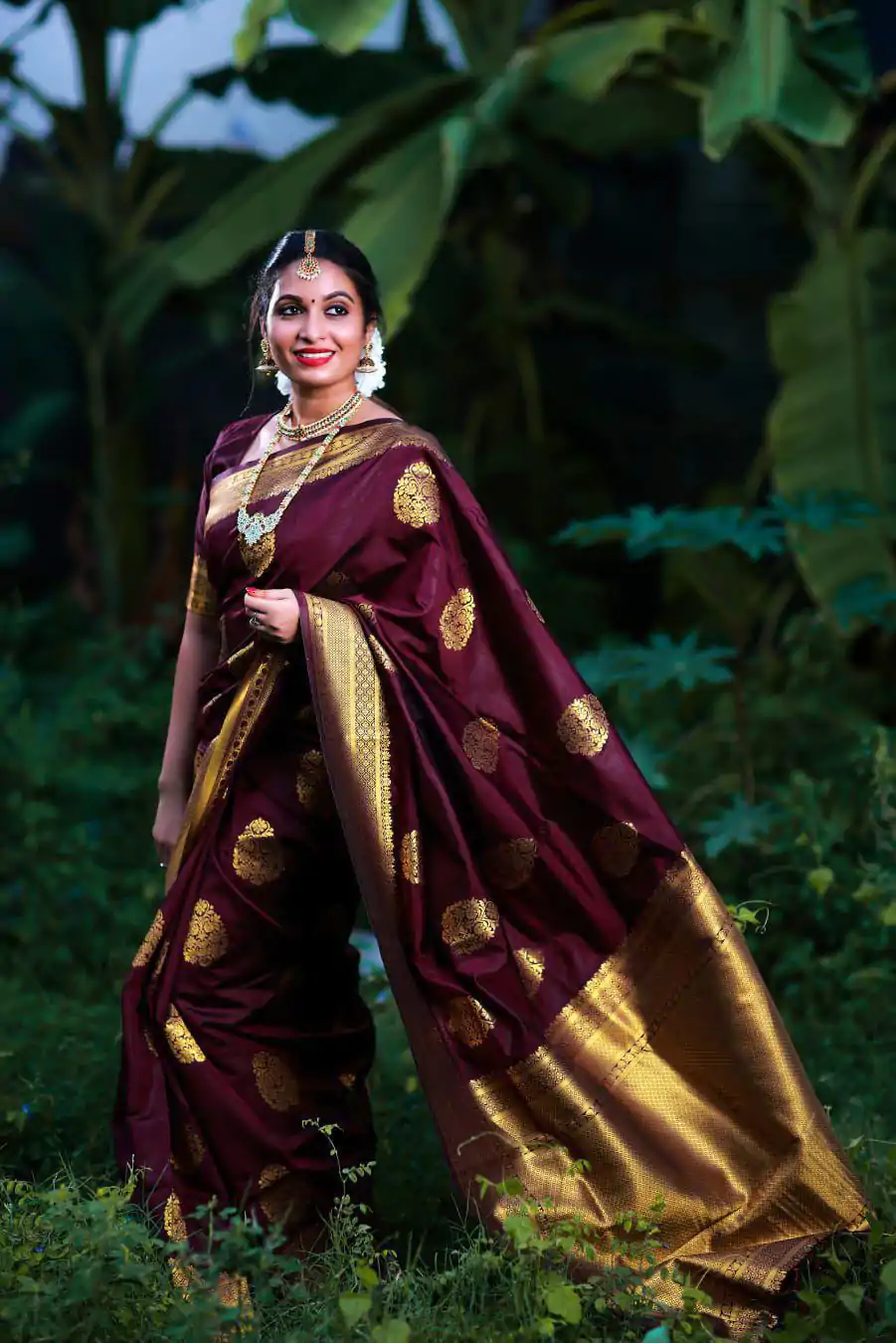 KP 3035 Maroon Soft Lichi Silk Saree Perfect for Wedding, Party, Housewarming, Raksha Bandhan, Family Gatherings . Exclusive Offer ₹1399. Delivery | Bollywood Sarees, Creative Sarees, Designer Sarees, Embroidered Sarees, Ethnic Saree, Modern Digital sarees, Party Wear Sarees, Sarees
