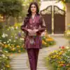 INLI Velora Vogue Maroon in Linen Cotton Turkish style Designer Work Kurti . Introductory Price ₹1549. Delivery 4-6 Working Days. Shop now. | Bollywood Kurti, Creative Kurtis, Designer Kurti, Kurti, Party Wear Kurti, Selfie Kurti