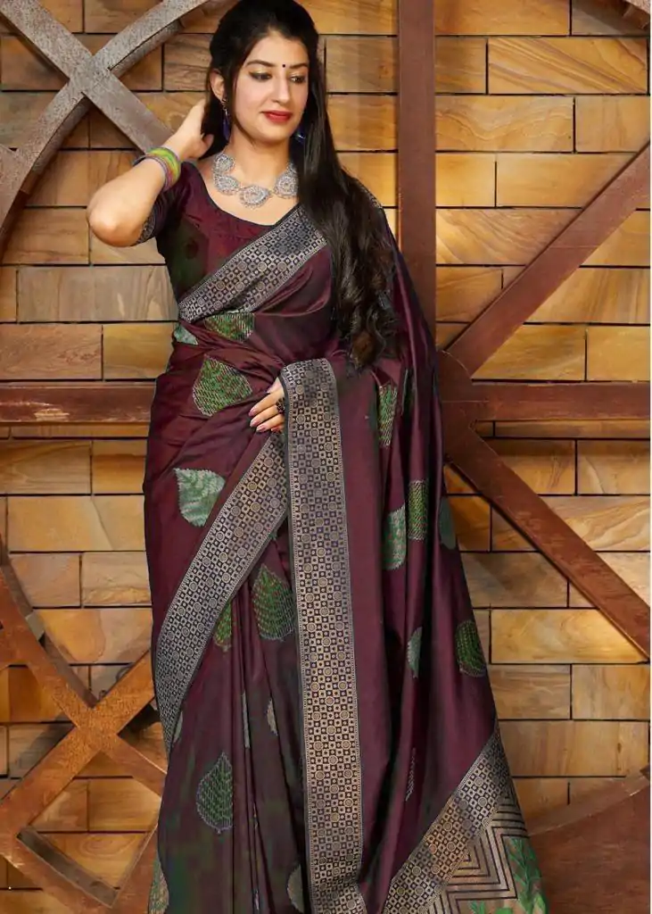 KP 4027 Maroon Soft Lichi Silk Cloth With Lace Border & Lace Work Saree. Special Price ₹1499. Delivery 4-6 Working Days. Shop now. | Bollywood Sarees, Creative Sarees, Designer Sarees, Embroidered Sarees, Ethnic Saree, Modern Digital sarees, Party Wear Sarees, Sarees