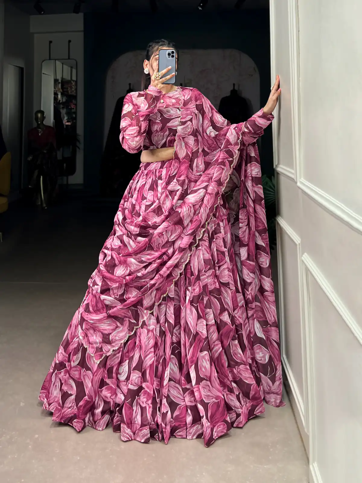 LNB 1027 Maroon Color Tabby Silk Lehenga Choli with Designer Work. Exclusive Offer ₹1999. Delivery 4-6 Working Days. Shop now. | Bollywood Lehenga, Creative Lehenga, Designer Lehenga, Embroidered Lehenga, Lehenga, Party Wear Lehenga