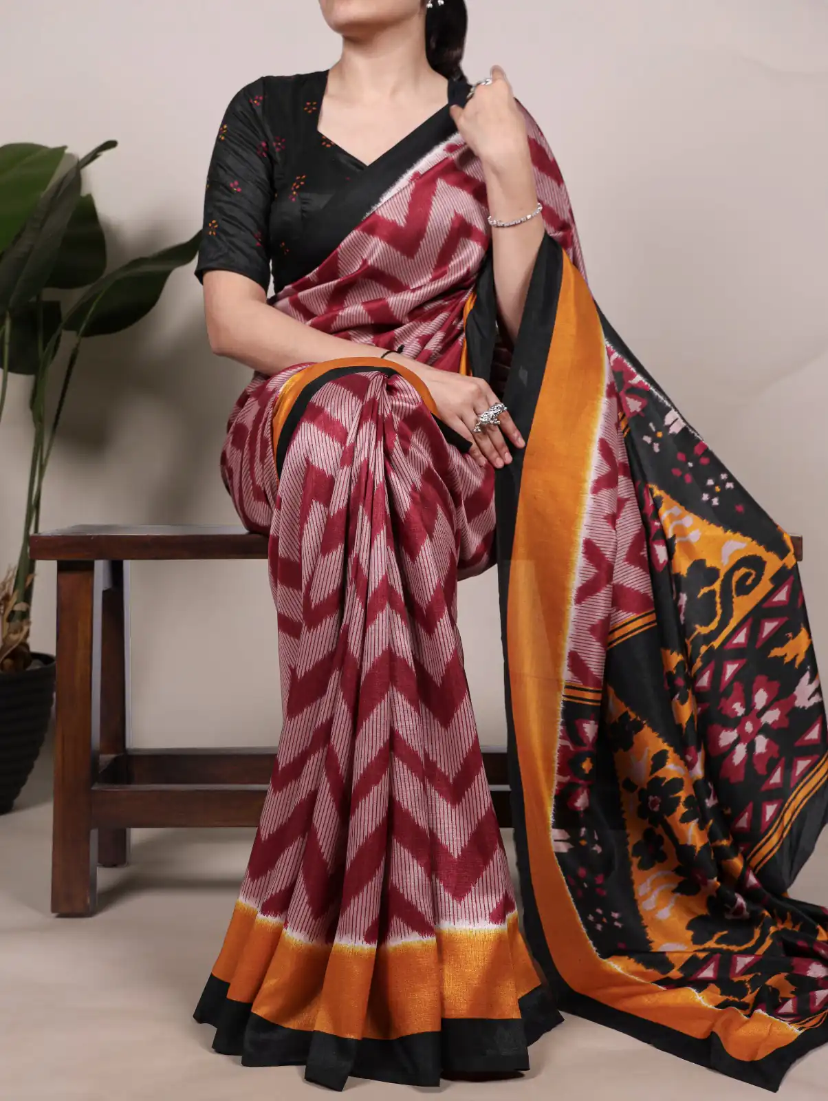 YNF 7043 Maroon Color Tasar Silk Printed With Designer Work Saree. Festive Deal ₹1549. Delivery 4-6 Working Days. Shop now. | Bollywood Sarees, Creative Sarees, Designer Sarees, Embroidered Sarees, Ethnic Saree, Modern Digital sarees, Party Wear Sarees, Sarees