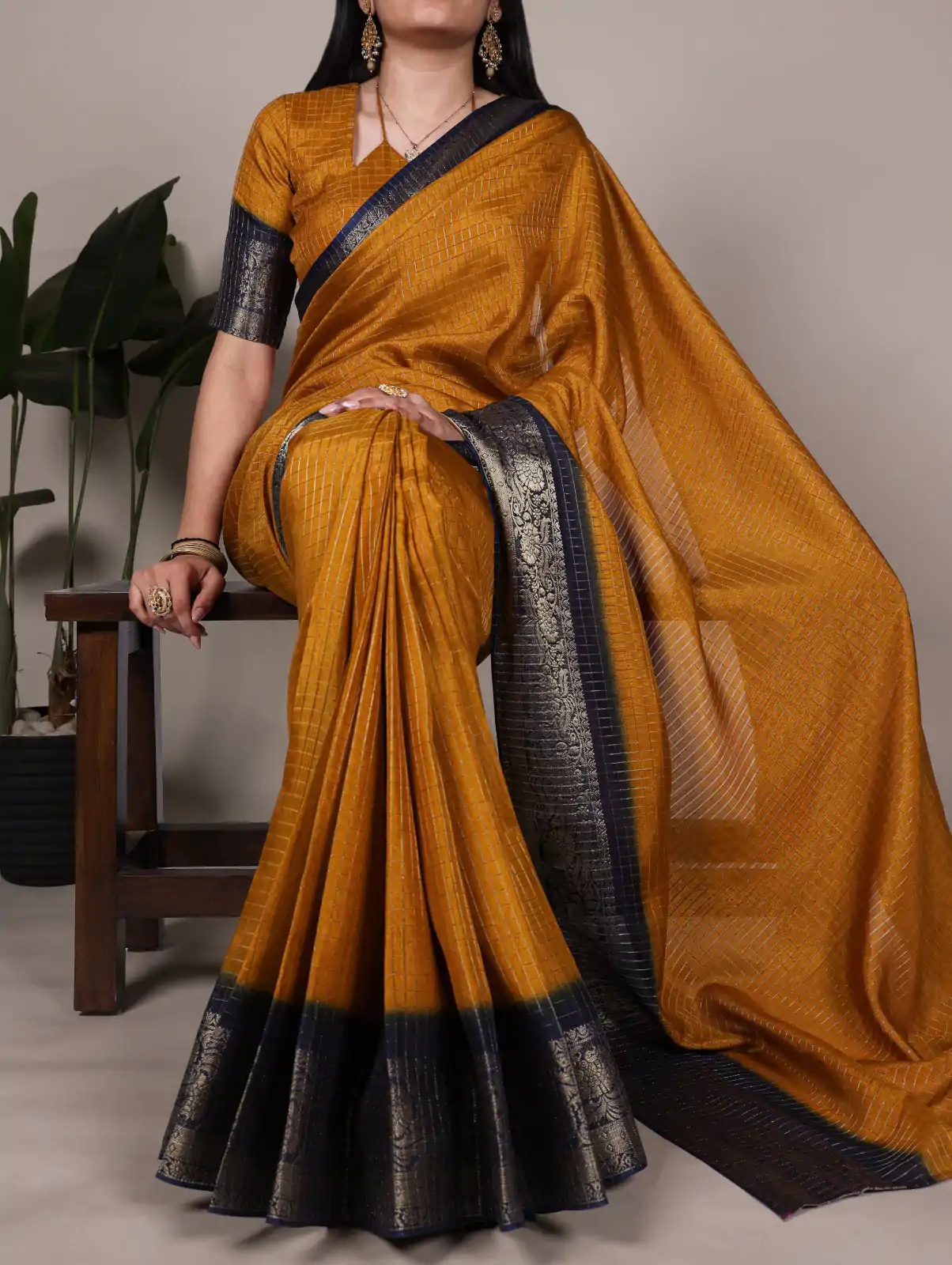 YNF 7906 Mustard Dola Chex with Zari Work Saree . Wedding, Party, Festive, Events Special Price ₹1599. Delivery 4-6 Working Days. Shop now. | Bollywood Sarees, Creative Sarees, Designer Sarees, Embroidered Sarees, Ethnic Saree, Modern Digital sarees, Party Wear Sarees, Sarees