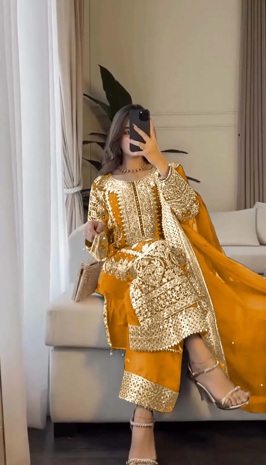 SR 1654 Maroon in Faux Georgette With Heavy Embroidery Sequence Work Wedding, Party, Festive, Events Special 4-6 Working Days At 2599/- Only | Jump Suits, Casual Suits, Creative suits, Designer Suits, Palazzo Suits, Party Wear Suits, Patiala Suits, Salwar suit, Straight Suits