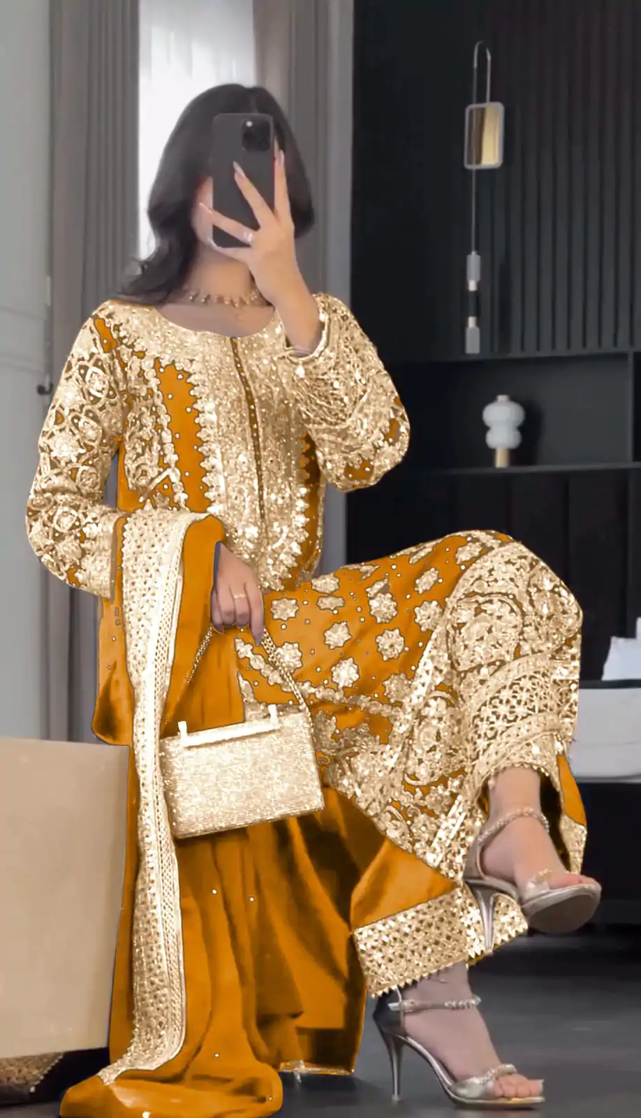 SR 1654 Maroon in Faux Georgette With Heavy Embroidery Sequence Work Wedding, Party, Festive, Events Special 4-6 Working Days At 2599/- Only | Jump Suits, Casual Suits, Creative suits, Designer Suits, Palazzo Suits, Party Wear Suits, Patiala Suits, Salwar suit, Straight Suits