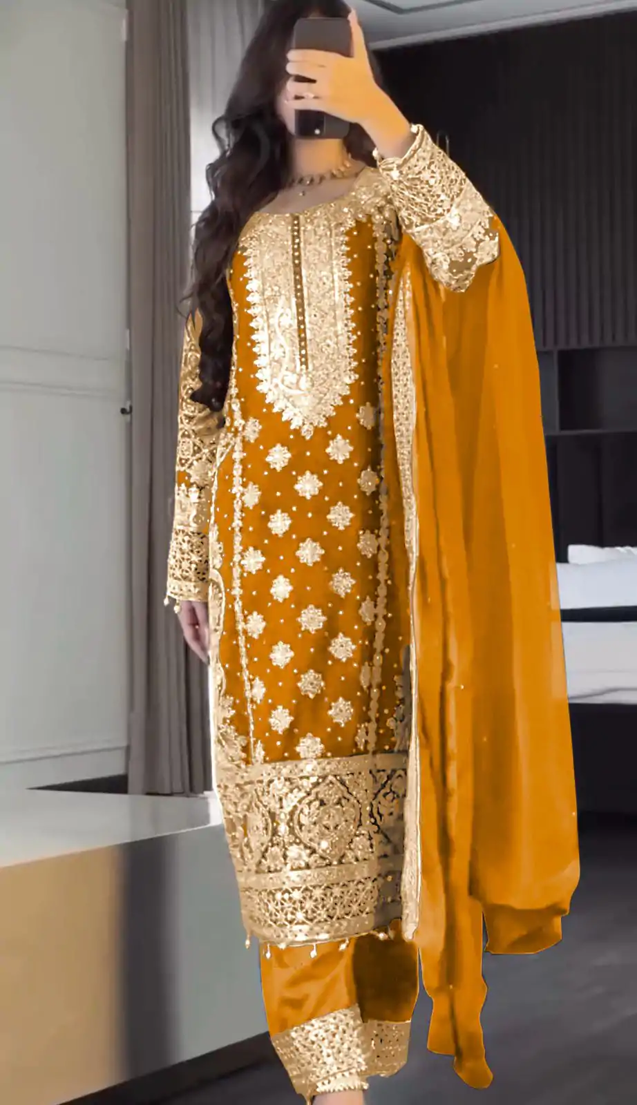 SR 1654 Maroon in Faux Georgette With Heavy Embroidery Sequence Work Wedding, Party, Festive, Events Special 4-6 Working Days At 2599/- Only | Jump Suits, Casual Suits, Creative suits, Designer Suits, Palazzo Suits, Party Wear Suits, Patiala Suits, Salwar suit, Straight Suits