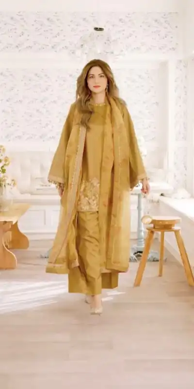 SSR 515 Mustard French Crep Silk With Embroidery Sequence Work with Digital Print & Lace Work Salwar Suit at ₹2099 only. Delivery 4-6 Days | Designer Suits, Jump Suits, Casual Suits, Creative suits, Palazzo Suits, Party Wear Suits, Patiala Suits, Salwar suit, Straight Suits