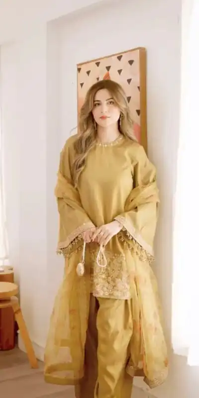 SSR 515 Mustard French Crep Silk With Embroidery Sequence Work with Digital Print & Lace Work Salwar Suit at ₹2099 only. Delivery 4-6 Days | Designer Suits, Jump Suits, Casual Suits, Creative suits, Palazzo Suits, Party Wear Suits, Patiala Suits, Salwar suit, Straight Suits