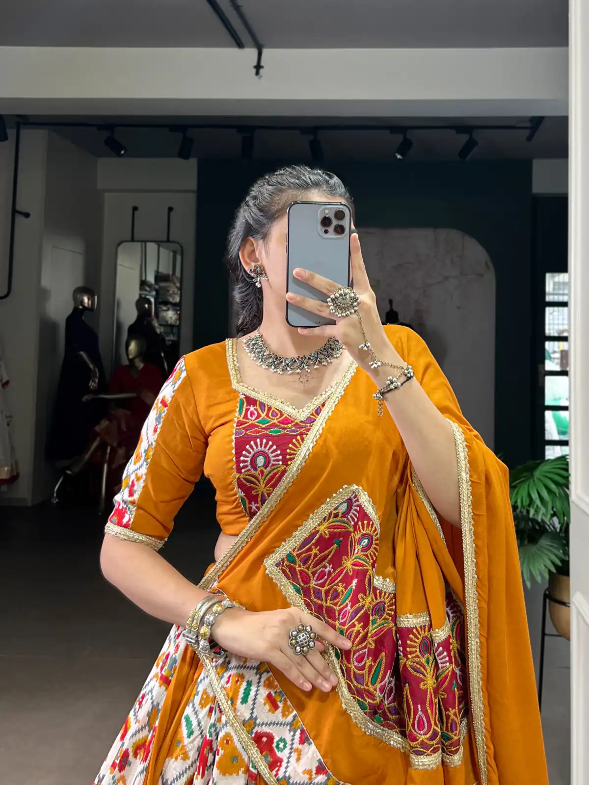 LNB 1685 Mustard Color Tussar Silk Patola Foil Printed Lehenga Choli Festive, Wedding, Party, Events Expected Etc. Delivery 4-6 Working Days @2199/- | Bollywood Lehenga, Creative Lehenga, Designer Lehenga, Embroidered Lehenga, Lehenga, Party Wear Lehenga