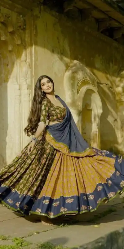 LG 648 Navy Blue Color Rayon Printed Mirror Work Lehenga Choli in Introductory Price ₹1999. Delivery 4-6 Working Days. Shop now. | Bollywood Lehenga, Creative Lehenga, Designer Lehenga, Embroidered Lehenga, Lehenga, Party Wear Lehenga