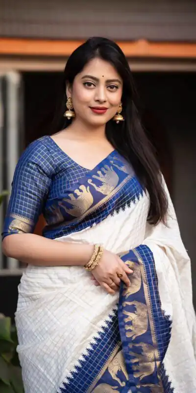 KP 5078 Navy Blue Color Soft Lichi Silk with Lace Work & Lace Border. Saree Best Price ₹1449. Delivery 4-6 Working Days. Shop now. | Bollywood Sarees, Creative Sarees, Designer Sarees, Embroidered Sarees, Ethnic Saree, Modern Digital sarees, Party Wear Sarees, Sarees