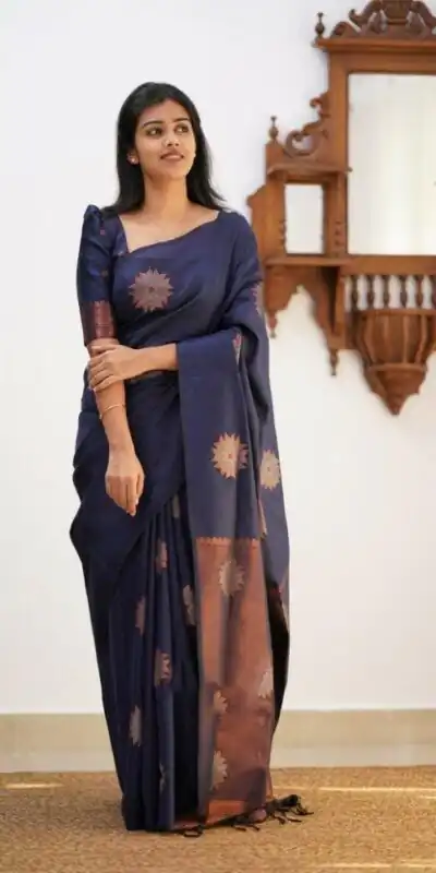 KP 5009 Navy Blue Soft Lichi Silk Saree Perfect for Wedding, Party, Pooja, Lohri, Reception . Special Price ₹1319. Delivery 4-6 Working Days. Shop | Bollywood Sarees, Creative Sarees, Designer Sarees, Embroidered Sarees, Ethnic Saree, Modern Digital sarees, Party Wear Sarees, Sarees