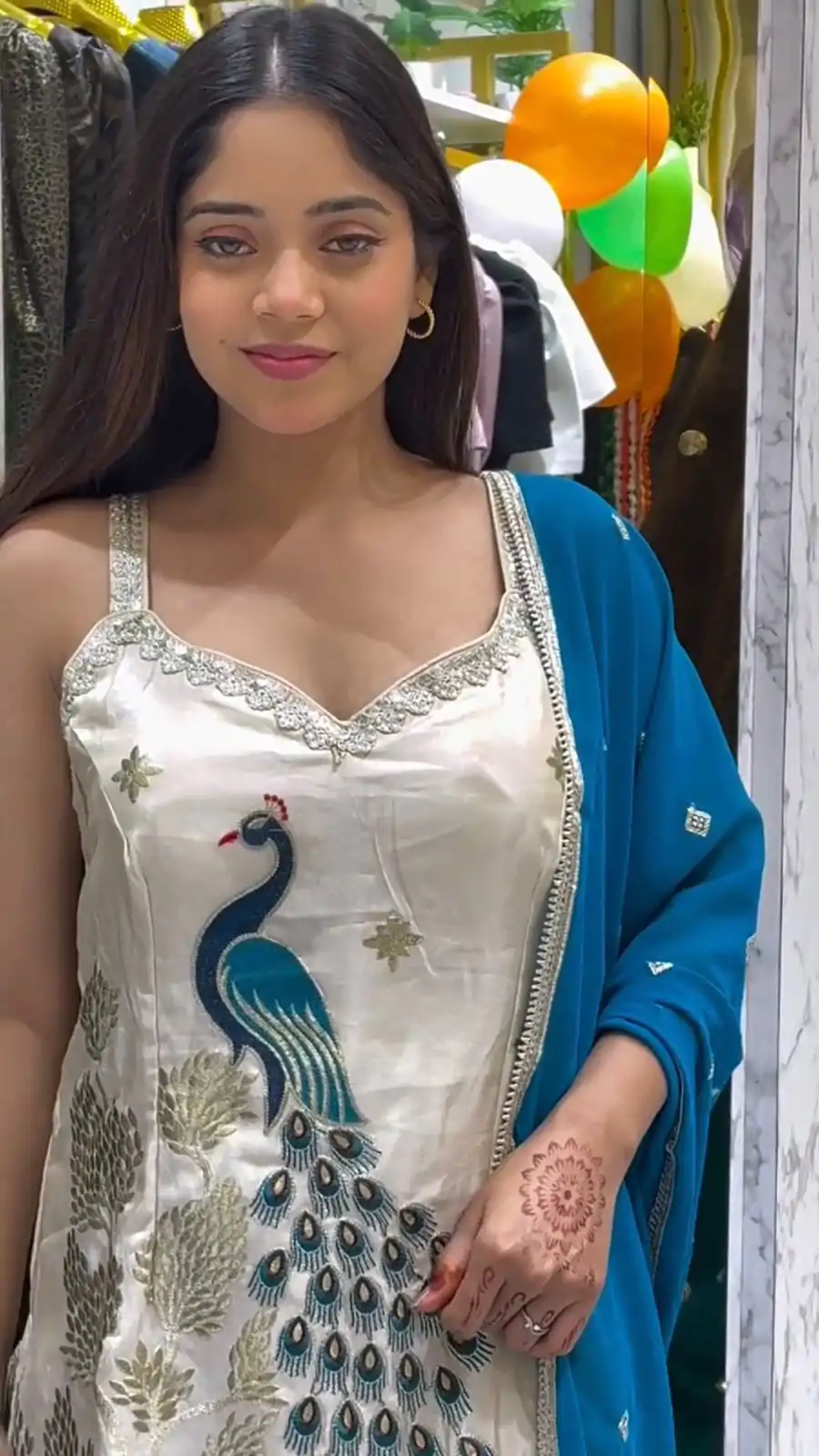 LG 1994 Off White Color French Crape Embroidery Work Salwar Suit Casual, Wedding, Festive, Events . Expected Delivery  4-6 Working Days @1999/- only      | Designer Suits, Jump Suits, Casual Suits, Creative suits, Palazzo Suits, Party Wear Suits, Patiala Suits, Salwar suit, Straight Suits