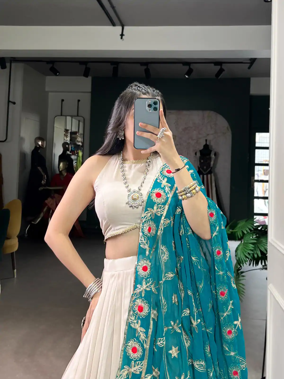 LNB 1692 Off White Pure Rayon Embroidery Work & Sequins Work Lehenga Choli in . Now at just ₹3199. Delivery 4-6 Working Days. Shop now. | Embroidered Lehenga, Bollywood Lehenga, Creative Lehenga, Designer Lehenga, Lehenga, Party Wear Lehenga